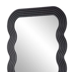 Venus Full Length Wave Mirror 180 X 100 Cm, Black 16 Venus Full Length Wave Mirror 180 X 100 Cm, Black -FINZ Furniture Shop MIRR 162 BLACK detail1