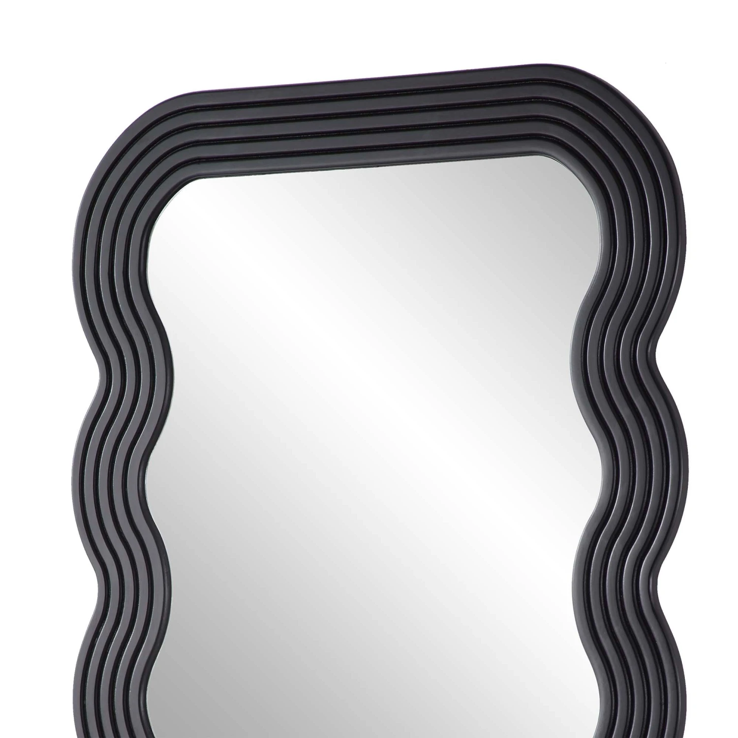 Venus Full Length Wave Mirror 180 X 100 Cm, Black 8 Venus Full Length Wave Mirror 180 X 100 Cm, Black - Image 6