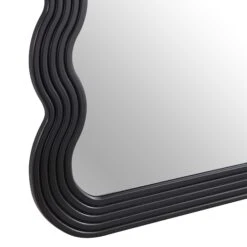 Venus Full Length Wave Mirror 180 X 100 Cm, Black 17 Venus Full Length Wave Mirror 180 X 100 Cm, Black -FINZ Furniture Shop MIRR 162 BLACK detail2