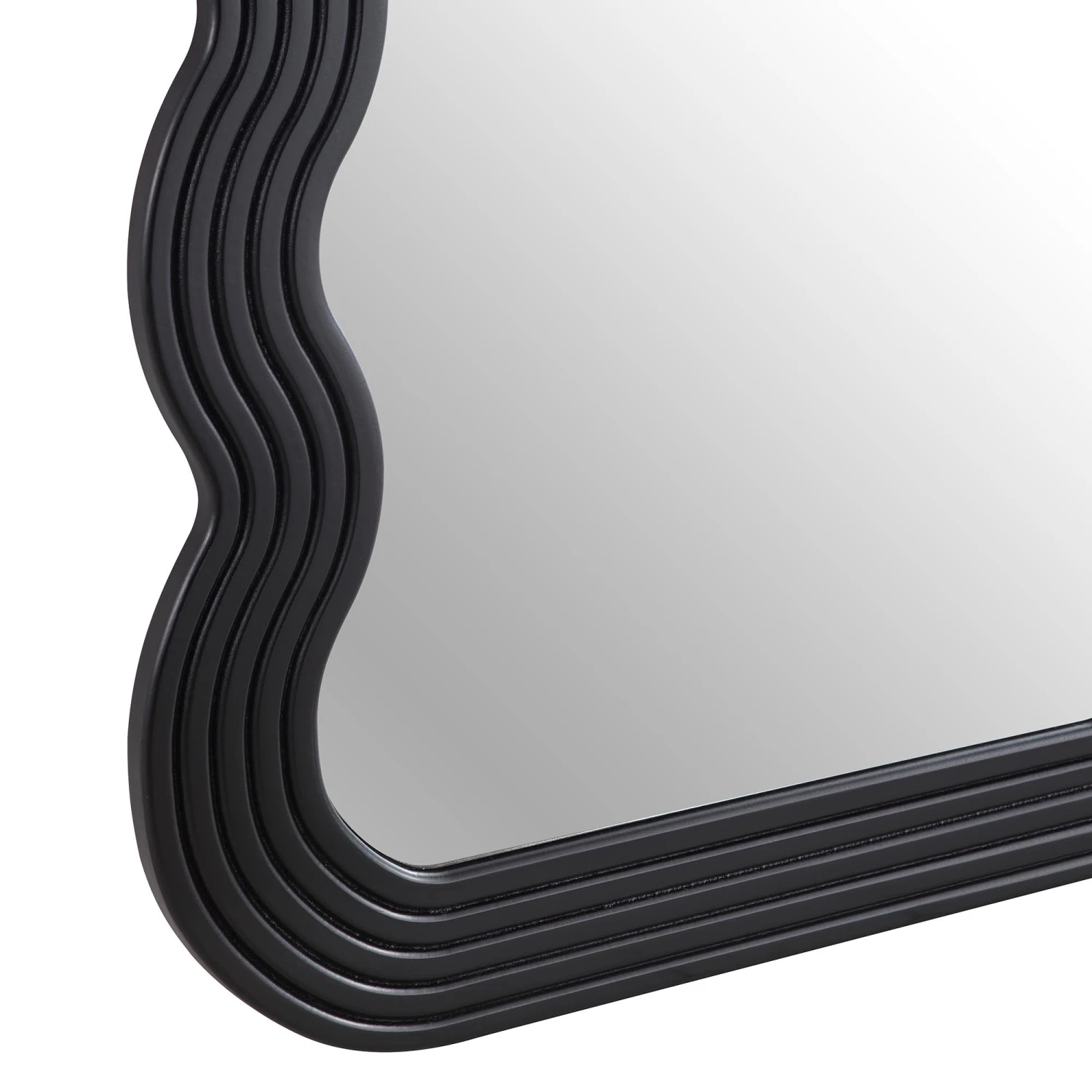 Venus Full Length Wave Mirror 180 X 100 Cm, Black 9 Venus Full Length Wave Mirror 180 X 100 Cm, Black - Image 7