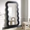 Venus Full Length Wave Mirror 180 X 100 Cm, Black 2 Venus Full Length Wave Mirror 180 X 100 Cm, Black -FINZ Furniture Shop MIRR 162 BLACK main
