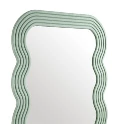 Venus Full Length Wave Mirror 180 X 100 Cm, Sage Green 16 Venus Full Length Wave Mirror 180 X 100 Cm, Sage Green -FINZ Furniture Shop MIRR 162 SAGE detail1