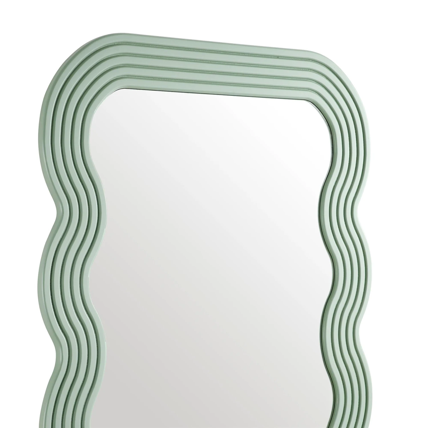 Venus Full Length Wave Mirror 180 X 100 Cm, Sage Green 8 Venus Full Length Wave Mirror 180 X 100 Cm, Sage Green - Image 6