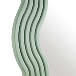 Venus Full Length Wave Mirror 180 X 100 Cm, Sage Green 18 Venus Full Length Wave Mirror 180 X 100 Cm, Sage Green -FINZ Furniture Shop MIRR 162 SAGE detail3