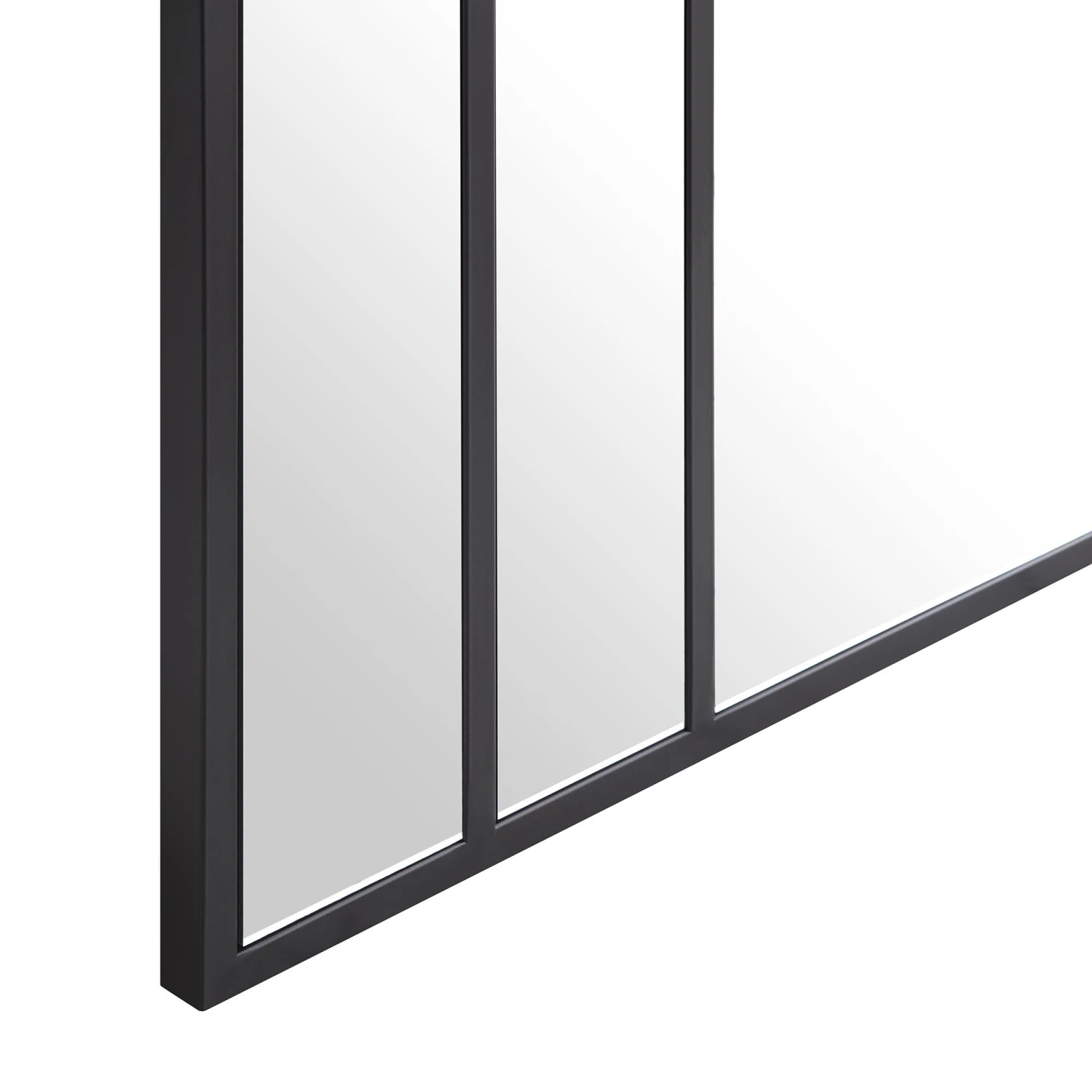 Sonia Black Metal Frame Art Deco Full Length Floor Mirror 179 X 80 Cm 9 Sonia Black Metal Frame Art Deco Full Length Floor Mirror 179 X 80 Cm - Image 7
