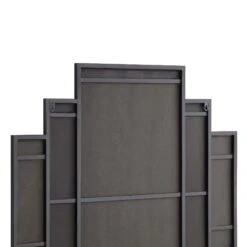 Sonia Black Metal Frame Art Deco Square Wall Mirror 90 X 90 Cm 15 Sonia Black Metal Frame Art Deco Square Wall Mirror 90 X 90 Cm -FINZ Furniture Shop MIRR 176 BLACK detail2