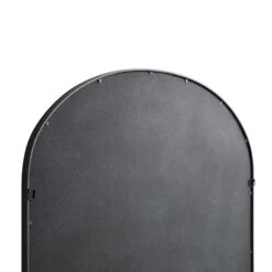 Portobello Arched Full Length Metal Frame Window Mirror 180 X 140 Cm, Black -FINZ Furniture Shop MIRR 280 BLACK detail3