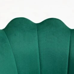 Hepburn Scalloped Swivel Chair (Green Velvet) 21 Hepburn Scalloped Swivel Chair (Green Velvet) -FINZ Furniture Shop MO101GREENVEL detail1