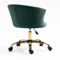 Kylie Houndstooth And Velvet Swivel Chair -FINZ Furniture Shop MO103HOUNDSTOOTH 4