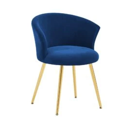 Kylie Set Of 2 Blue Velvet Dining Chairs 13 Kylie Set Of 2 Blue Velvet Dining Chairs -FINZ Furniture Shop MO104BLUEVEL P WB3