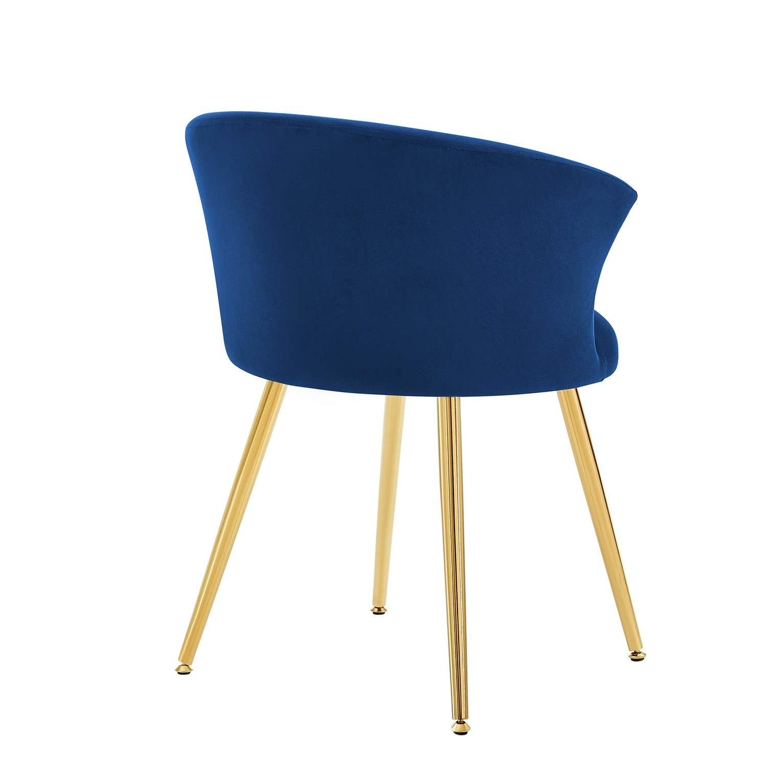 Kylie Set Of 2 Blue Velvet Dining Chairs 7 Kylie Set Of 2 Blue Velvet Dining Chairs - Image 5