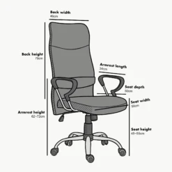 Sleek Design High Back Mesh Fabric Swivel Office Chair With Chrome Base, MO57 White -FINZ Furniture Shop MO57 b1696461 9048 45f4 9f77 a03075c28c9c