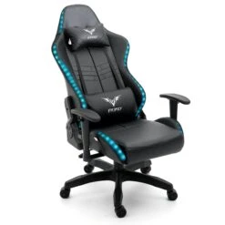 VIRIBUS X1 Office Gaming Chair With 12-Colour LED Light, Black 19 VIRIBUS X1 Office Gaming Chair With 12-Colour LED Light, Black -FINZ Furniture Shop MO92BLACKBLACK 3