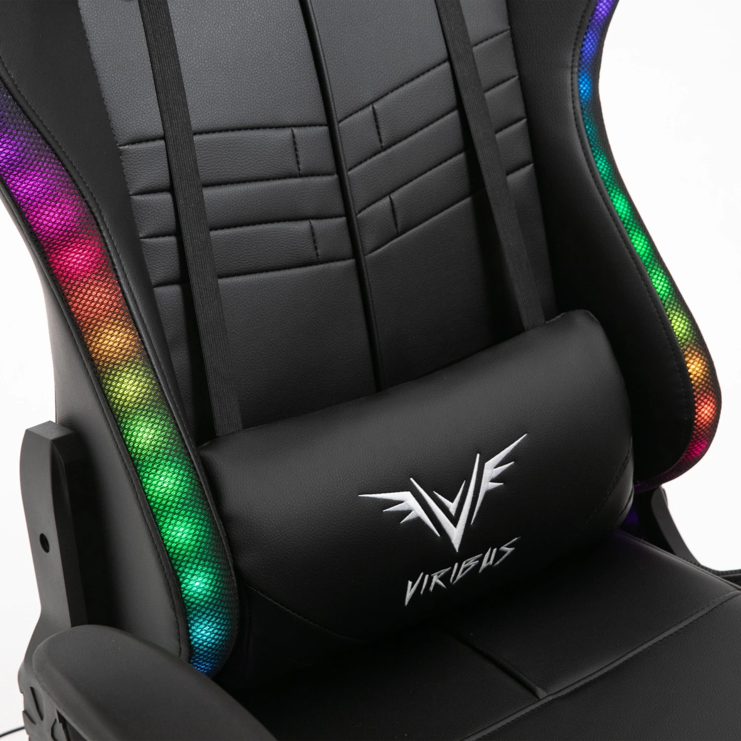 VIRIBUS X1 Office Gaming Chair With 12-Colour LED Light, Black 12 VIRIBUS X1 Office Gaming Chair With 12-Colour LED Light, Black - Image 10