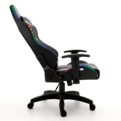 VIRIBUS X1 Office Gaming Chair With 12-Colour LED Lights, Black And Grey 21 VIRIBUS X1 Office Gaming Chair With 12-Colour LED Lights, Black And Grey -FINZ Furniture Shop MO92GREYBLACK 3
