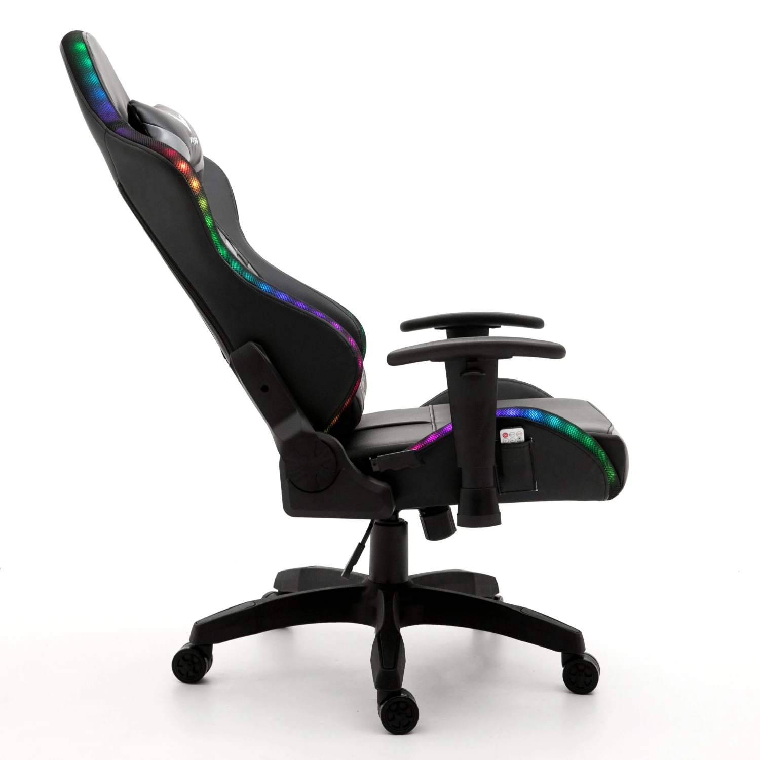 VIRIBUS X1 Office Gaming Chair With 12-Colour LED Lights, Black And Grey 9 VIRIBUS X1 Office Gaming Chair With 12-Colour LED Lights, Black And Grey - Image 7