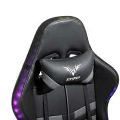 VIRIBUS X1 Office Gaming Chair With 12-Colour LED Lights, Black And Grey 24 VIRIBUS X1 Office Gaming Chair With 12-Colour LED Lights, Black And Grey -FINZ Furniture Shop MO92GREYBLACK detail1