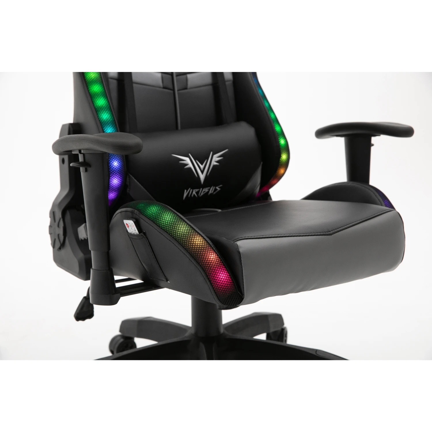 VIRIBUS X1 Office Gaming Chair With 12-Colour LED Lights, Black And Grey 13 VIRIBUS X1 Office Gaming Chair With 12-Colour LED Lights, Black And Grey - Image 11
