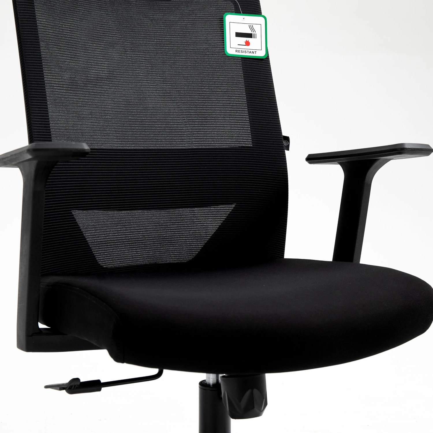 Joni High Back Mesh Office Chair With Headrest In Black 8 Joni High Back Mesh Office Chair With Headrest In Black - Image 6
