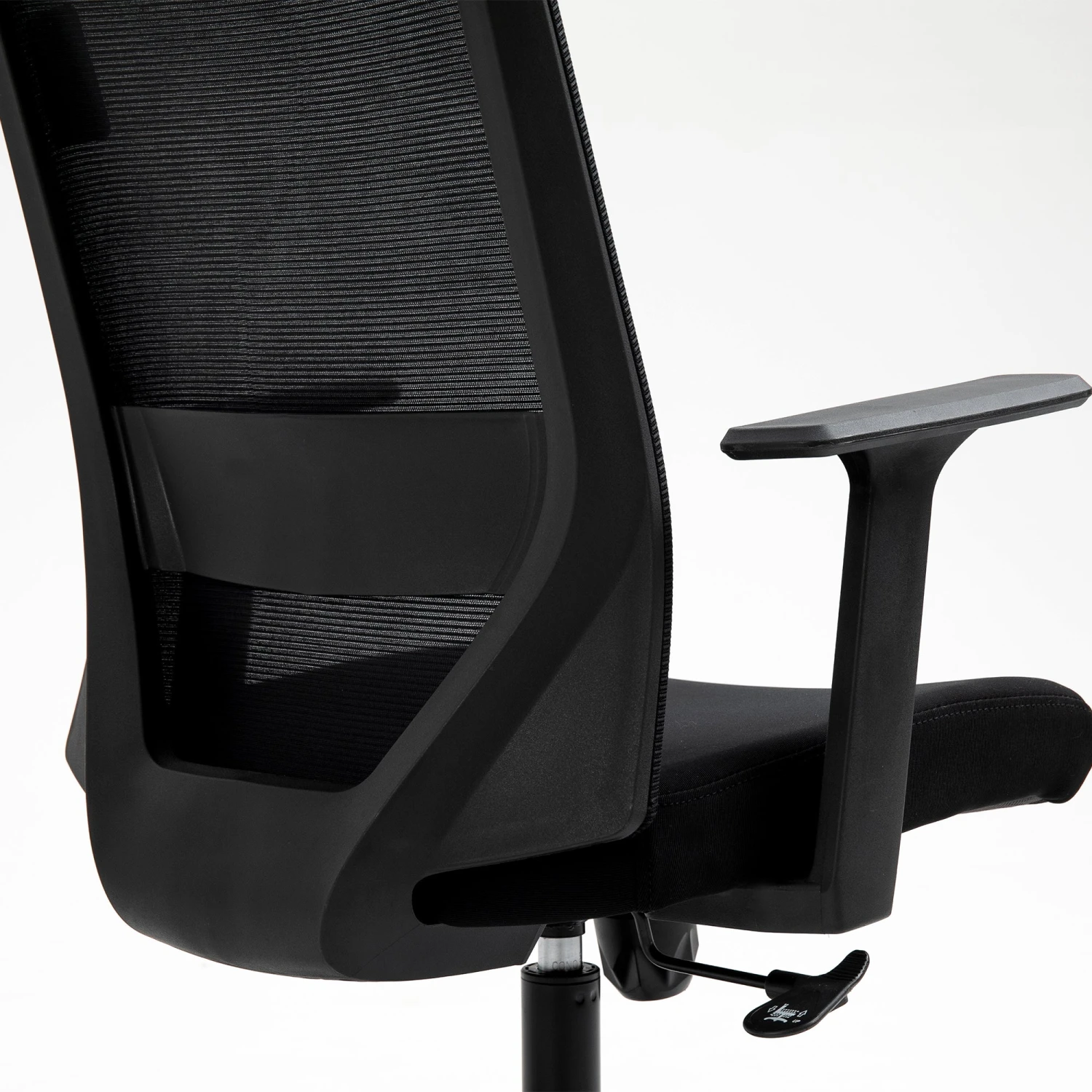 Joni High Back Mesh Office Chair With Headrest In Black 10 Joni High Back Mesh Office Chair With Headrest In Black - Image 8