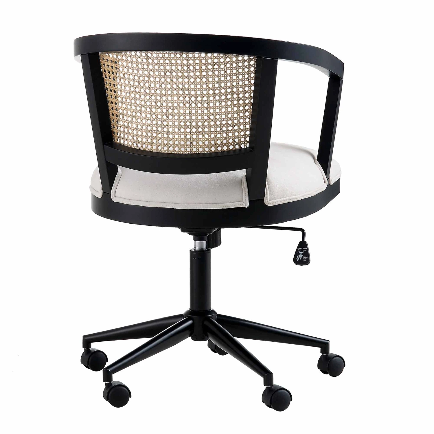 Lucia Natural Cane Swivel Desk Chair 9 Lucia Natural Cane Swivel Desk Chair - Image 7