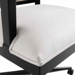 Lucia Natural Cane Swivel Desk Chair 23 Lucia Natural Cane Swivel Desk Chair -FINZ Furniture Shop OCH 035 BLACK BEIGEFAB detail2