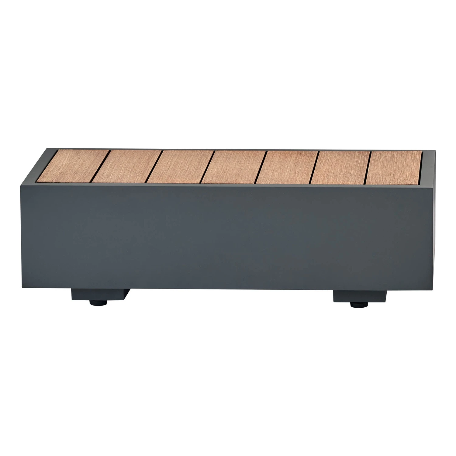 Jardin Aluminium Outdoor Side Table, Granite 4 Jardin Aluminium Outdoor Side Table, Granite - Image 2