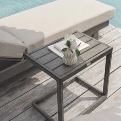 Montrose Aluminium Outdoor Sun Lounger Set, Brushed Silver Oak -FINZ Furniture Shop OD ALU2 WGREY STB main b0b4f0c4 c5d9 43e3 b5d7 9b9ec25a50f8