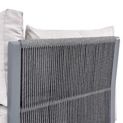 Pedra Rope And Aluminium Outdoor Bistro Set, Grey -FINZ Furniture Shop OD BISTR 5050 GREY detail2