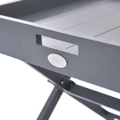 Pedra Rope And Aluminium Outdoor Bistro Set, Grey -FINZ Furniture Shop OD BISTR 5050 GREY detail3