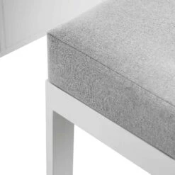 Albany Aluminium Large Corner Casual Dining Set With Rising Table, White -FINZ Furniture Shop OD DINE 1045 WHITE detail4