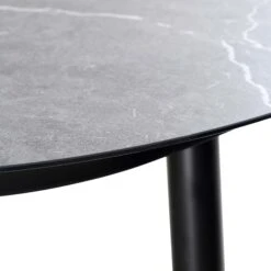 Montebello 6-Seater Outdoor Black Rope And Aluminium Oval Dining Set With Grey Ceramic Dining Table 23 Montebello 6-Seater Outdoor Black Rope And Aluminium Oval Dining Set With Grey Ceramic Dining Table -FINZ Furniture Shop OD DINE 1072 BLACK detail5