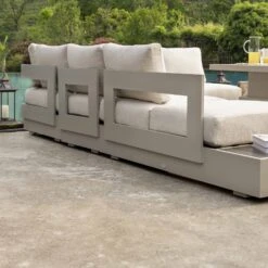 Jardin Aluminium Large Corner Casual Dining Set With Rising Table, Pumice 21 Jardin Aluminium Large Corner Casual Dining Set With Rising Table, Pumice -FINZ Furniture Shop OD DINE 905 PUMICE SET scene4