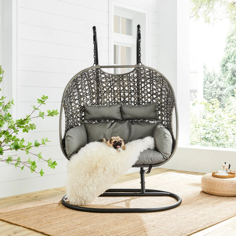 Maren Indoor Outdoor Double Hanging Chair 4 Maren Indoor Outdoor Double Hanging Chair - Image 2