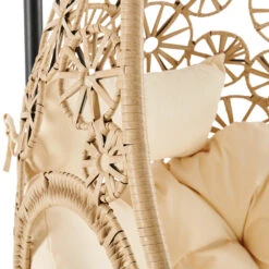 Daisy Floral Pattern Indoor Outdoor Hanging Chair 20 Daisy Floral Pattern Indoor Outdoor Hanging Chair -FINZ Furniture Shop OD HC 013 detail3