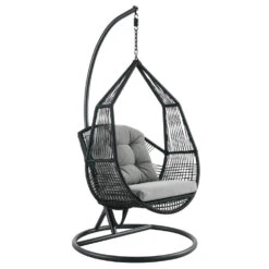 Lydia Geometric Rattan & Rope Mix Indoor Outdoor Hanging Chair 18 Lydia Geometric Rattan & Rope Mix Indoor Outdoor Hanging Chair -FINZ Furniture Shop OD HC 014 4 6a6aa58e 489d 460e a93d 40962d852f2d