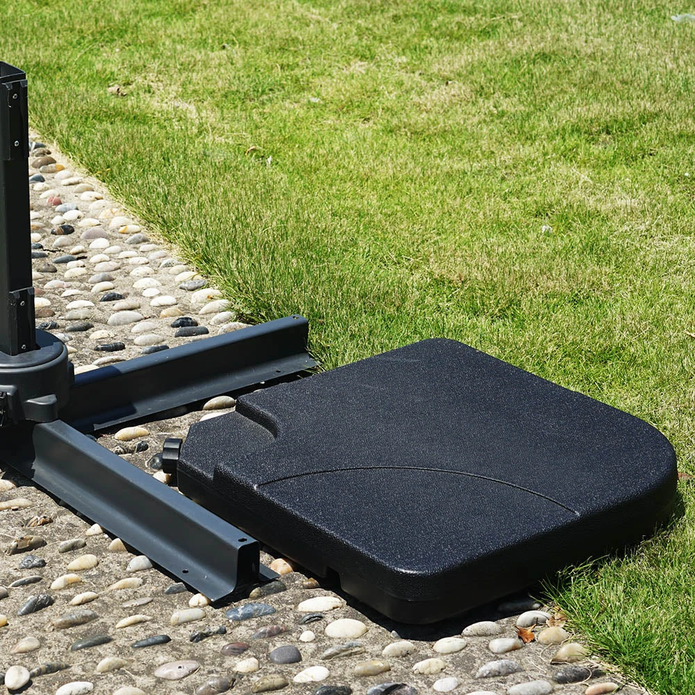 Pack Of 4 Square Sand/Water Fillable Parasol Base Weights 5 Pack Of 4 Square Sand/Water Fillable Parasol Base Weights - Image 3