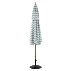 Fabienne Sage Green And White Striped 3M Double Top Crank And Tilt Parasol 22 Fabienne Sage Green And White Striped 3M Double Top Crank And Tilt Parasol -FINZ Furniture Shop OD PRSL 42 GREENSTRIPE WB3