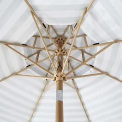 Fabienne Sage Green And White Striped 3M Double Top Crank And Tilt Parasol 28 Fabienne Sage Green And White Striped 3M Double Top Crank And Tilt Parasol -FINZ Furniture Shop OD PRSL 42 GREENSTRIPE detail5