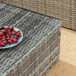 Troy Corner Rattan Garden Sofa Set With Table 22 Troy Corner Rattan Garden Sofa Set With Table -FINZ Furniture Shop OD SF 005 GREY detail3