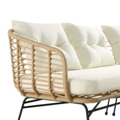 St Loy Natural Rattan Corner Sofa Set With Table -FINZ Furniture Shop OD SF 016 detail2