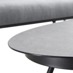 Montebello 4-Seater Outdoor Black Rope And Aluminium Sofa Set With Grey Ceramic Coffee Table 23 Montebello 4-Seater Outdoor Black Rope And Aluminium Sofa Set With Grey Ceramic Coffee Table -FINZ Furniture Shop OD SF 1029 BLACK detail2