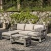 Montrose Aluminium Outdoor Sofa Set With Chaise, Brushed Silver Oak 1 Montrose Aluminium Outdoor Sofa Set With Chaise, Brushed Silver Oak -FINZ Furniture Shop OD SF 2016 WGREY SET main