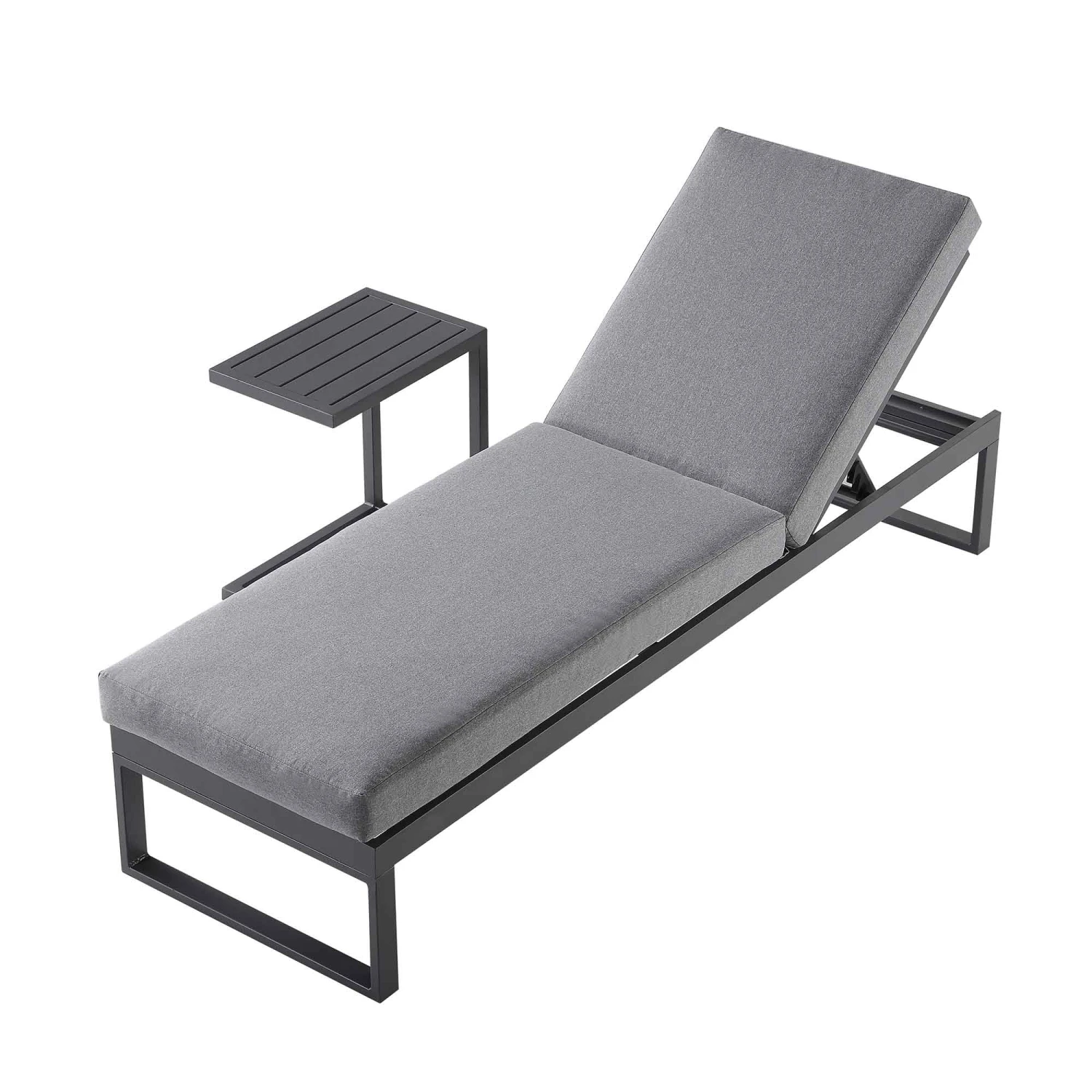 Albany Aluminium Sun Lounger, Grey 10 Albany Aluminium Sun Lounger, Grey - Image 8
