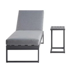 Albany Aluminium Sun Lounger, Grey 14 Albany Aluminium Sun Lounger, Grey -FINZ Furniture Shop OD SLG 155 GREY WB4