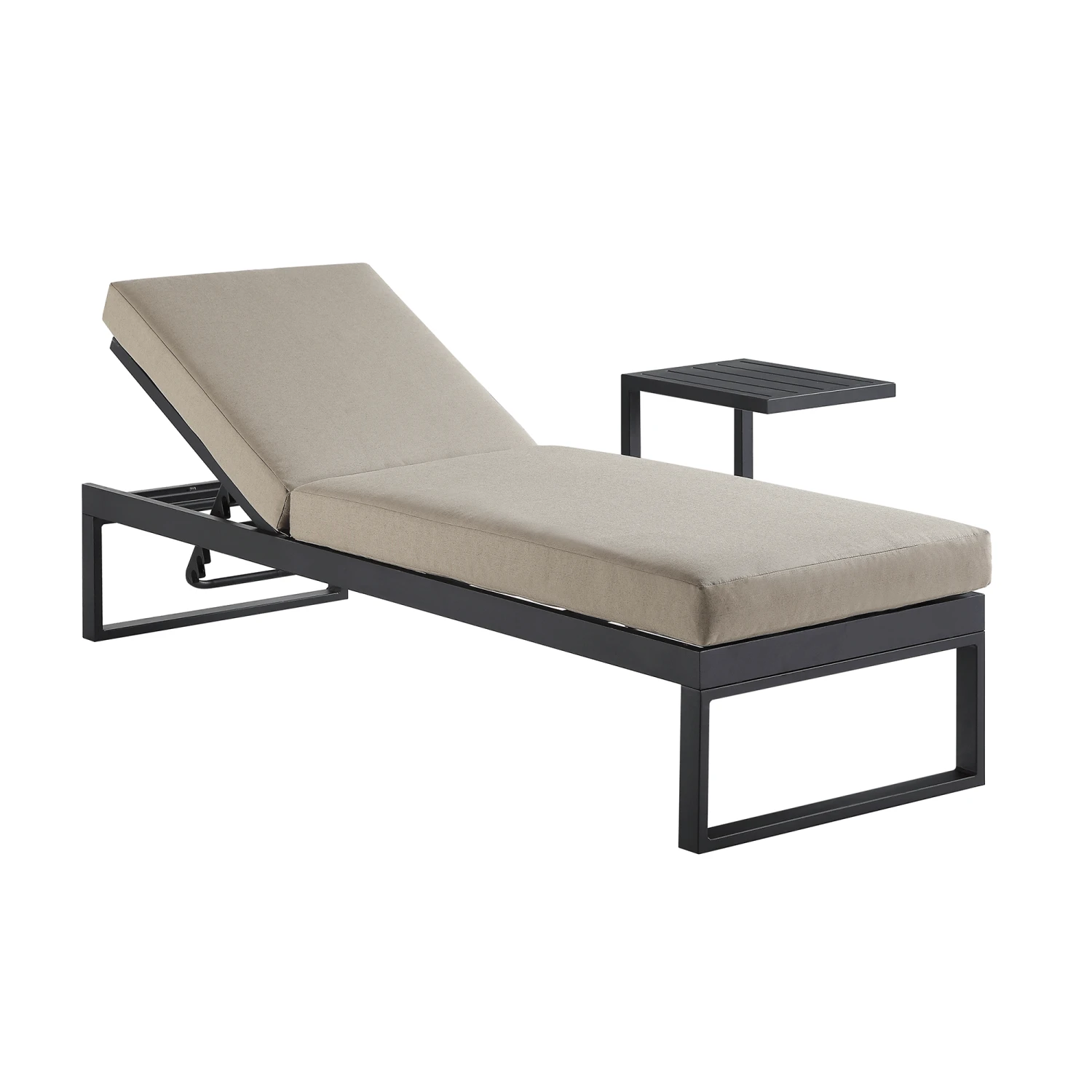 Albany Aluminium Sun Lounger, Taupe 5 Albany Aluminium Sun Lounger, Taupe - Image 3