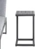 Albany Aluminium Side Table, Grey 1 Albany Aluminium Side Table, Grey -FINZ Furniture Shop OD STB 538 GREY WB1