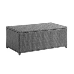 Granchester 120cm Rattan Storage Box, Grey 18 Granchester 120cm Rattan Storage Box, Grey -FINZ Furniture Shop OD TRUNK 8047 DARKGREY WB2