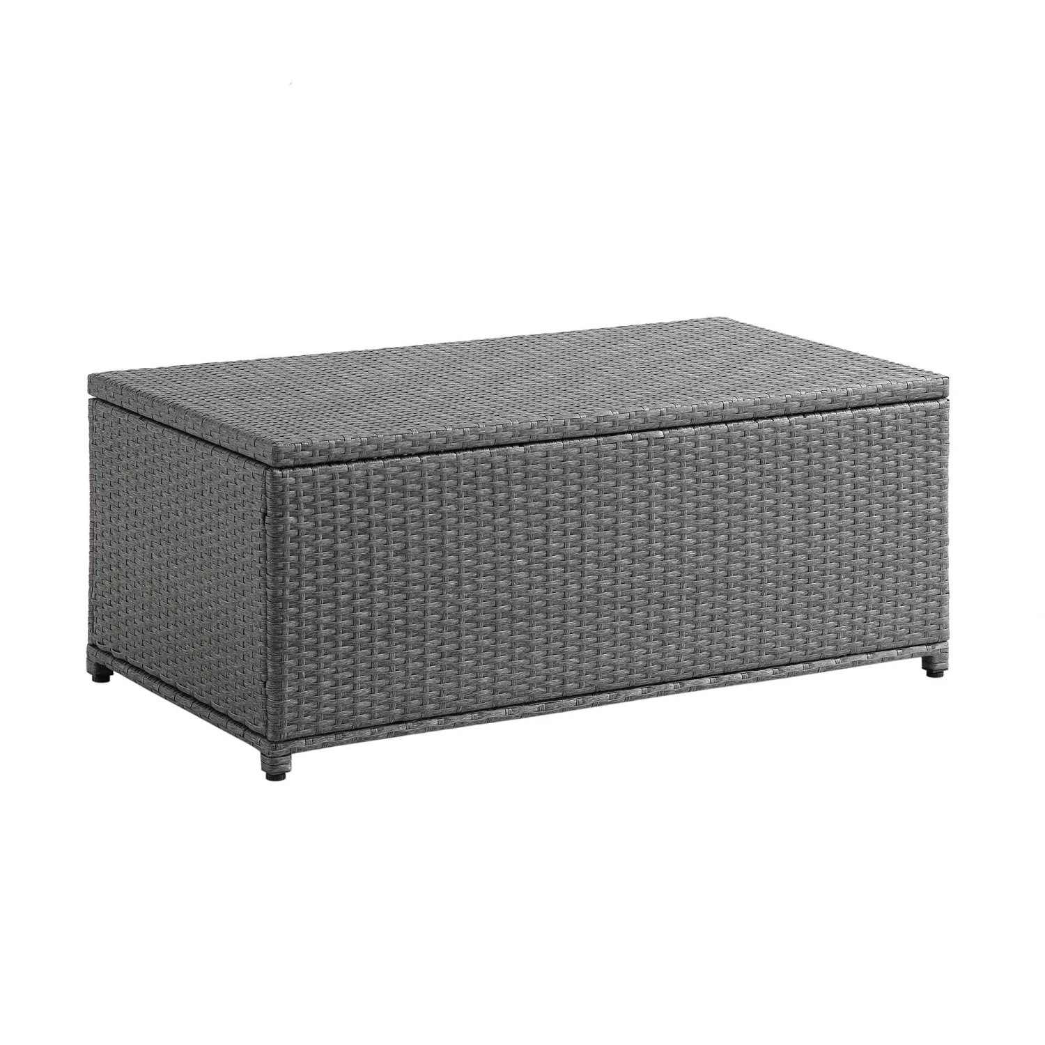 Granchester 120cm Rattan Storage Box, Grey 9 Granchester 120cm Rattan Storage Box, Grey - Image 7