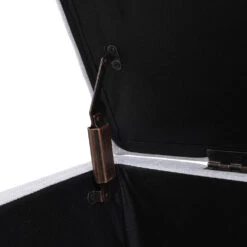 Haven Grey Fabric 120cm Large Storage Ottoman Bench -FINZ Furniture Shop OTTO 2510 GREYFAB detail2